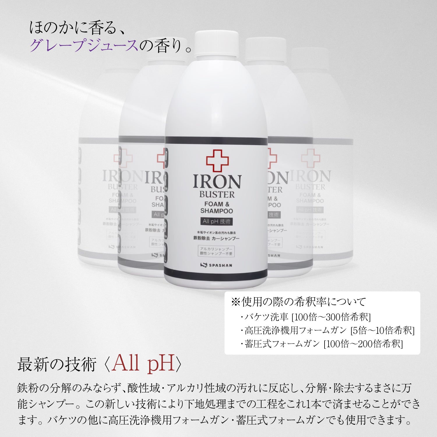 【カーグッズオブザイヤー2024受賞】アイアンバスターフォーム&シャンプー