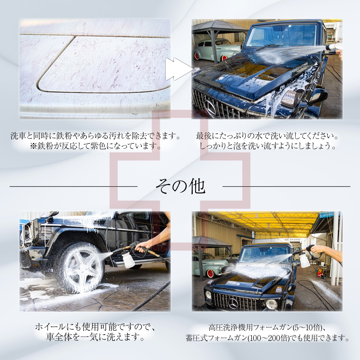 【カーグッズオブザイヤー2024受賞】アイアンバスターフォーム&シャンプー