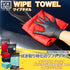 Yes!No! Yes!No Car Wash Towel WIPE TOWEL Red 5 Pieces Polish Towel 40x40cm Car Wash Towel Cloth Super Absorbent Scratch Prevention Car Wash Supplies