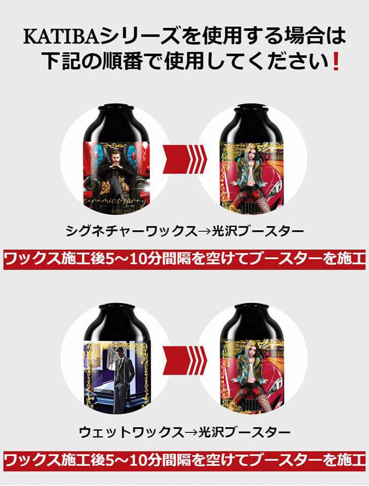 KATIBA 光沢ブースター 500ml コーティング剤