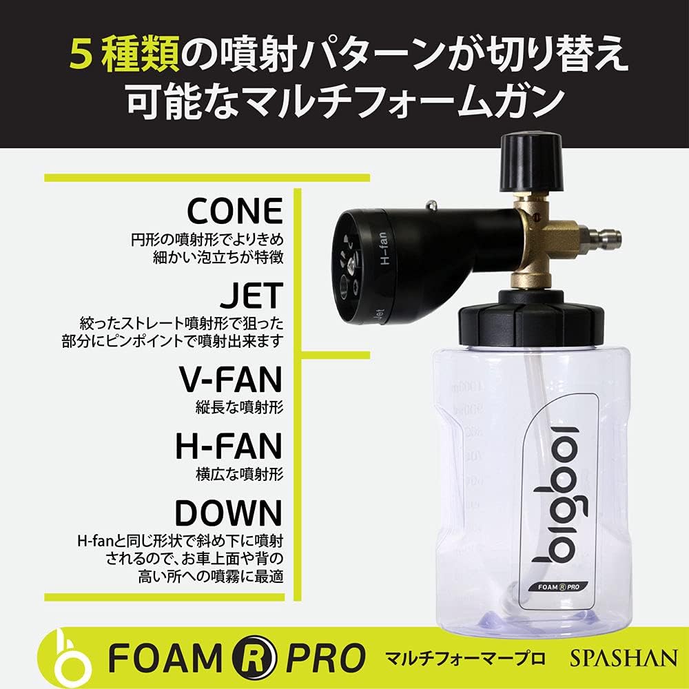 bigboi マルチフォーマーPRO 5種の噴射口！ 1000ml