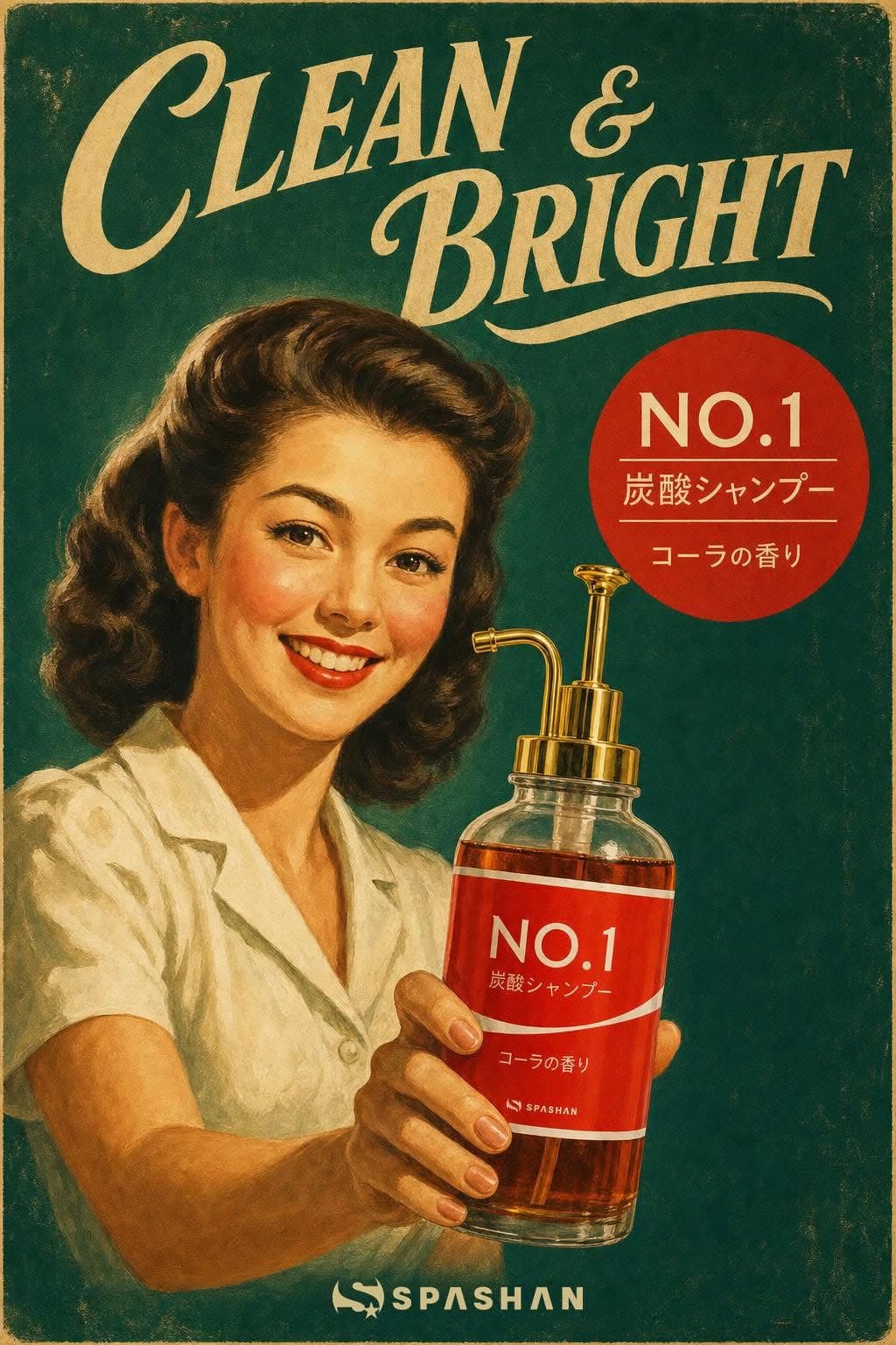 スパシャン 炭酸シャンプー (SPASHAN Sparkling Shampoo)