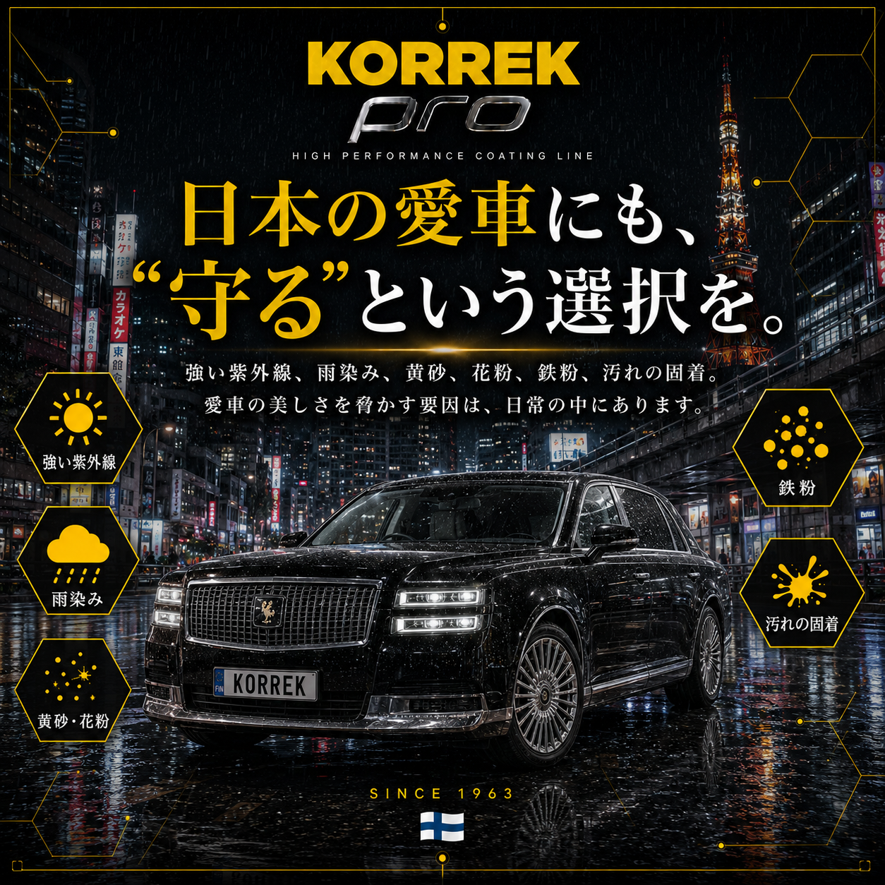 KORREK ポリマトリックス 350ml セラミックコーティング剤 耐久6ヶ月