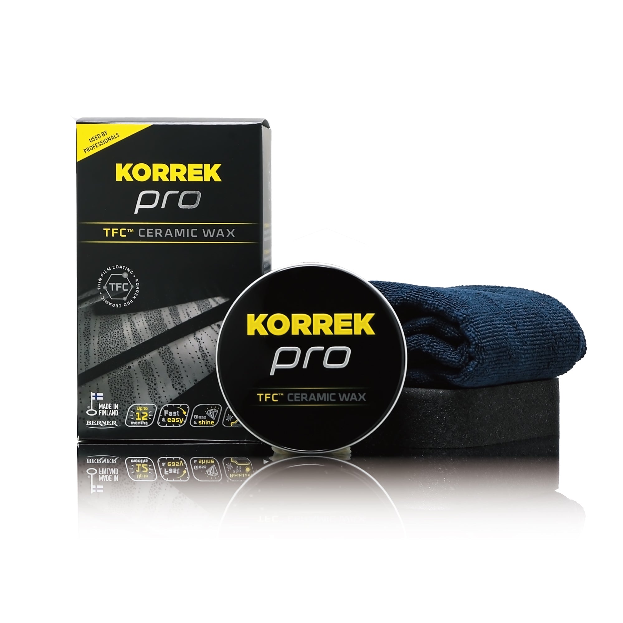 KORREK セラミックワックス 12ヶ月耐久 ウェット&ドライ施工可能